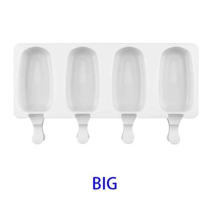Moule,Moules à crème glacée en Silicone, 4 cellules de grande taille
