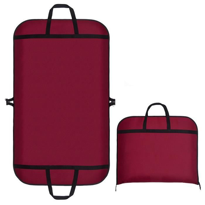 60x100cm - rouge - housse anti poussière pour vêtements, sacs pour voyage, maison, costume'affaires pour femm