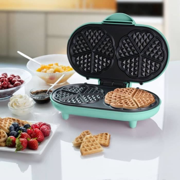 Gaufrier en forme de Coeur double ADWM1000M Bestron - vue 3