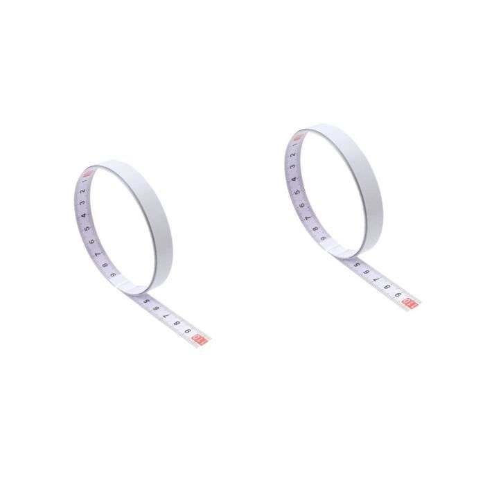 Règle Adhésive Pour Mesurer Les Poissons - 2 Pièces De 51 Pouces (130 Cm), Noire