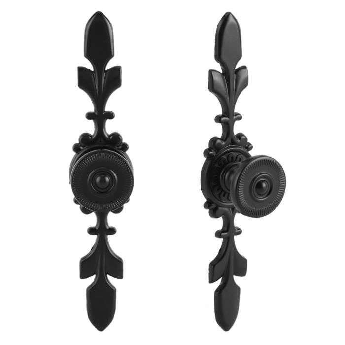 Tomotato Lot De 10 Poignées De Meuble Vintage, 10×4.4cm Poignées De Tiroir Antique Avec Vis, Boutons De Commode Rétro En Alliage De Zinc Pour Porte De Meuble Placard Armoire