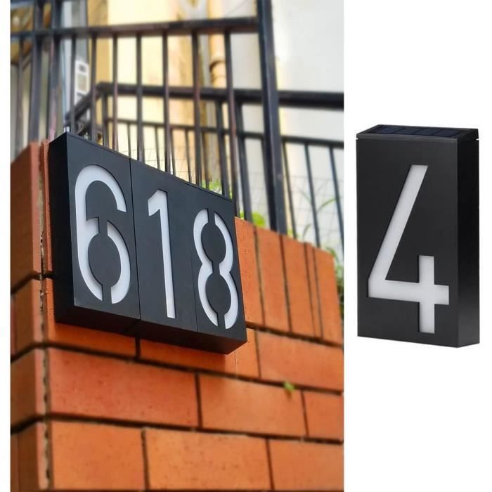 1 NUMERO DE MAISON SOLAIRE LUMINEUX A LED NUMELIO ALLUMAGE AUTOMATIQUE Tout Numero Panneau Solaire 3664596034817 1 NUMERO DE MAISON SOLAIRE LUMINEUX A LED NUMELIO ALLUMAGE AUTOMATIQUE Tout Numero Panneau Solaire 3664596034817