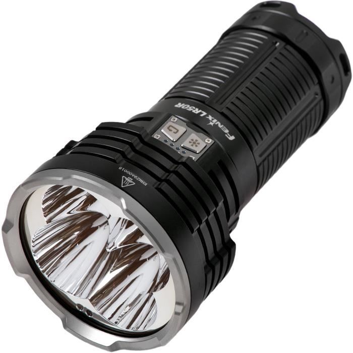 Lampe de Poche Fenix LR50R - FELR50R - 12.000 Lumens - Rechargeable - Aluminium