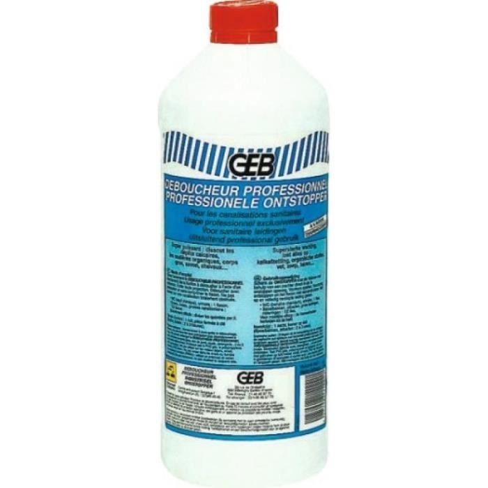Déboucheur GEB Bidon 1L Acide sulfurique Super puissant Pour — free download