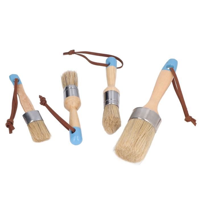 Brosse pour chaussures manche en bois | Poils de 1... - Grandado
