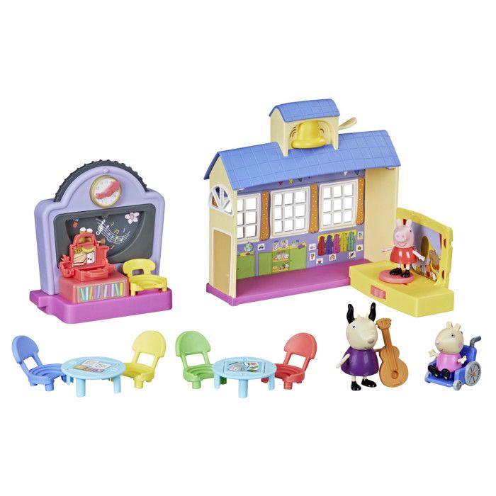 Jeu de lécole Peppa Pig - HASBRO - Scuola di Peppa Pig - Bleu - 3 ans - Enfant
