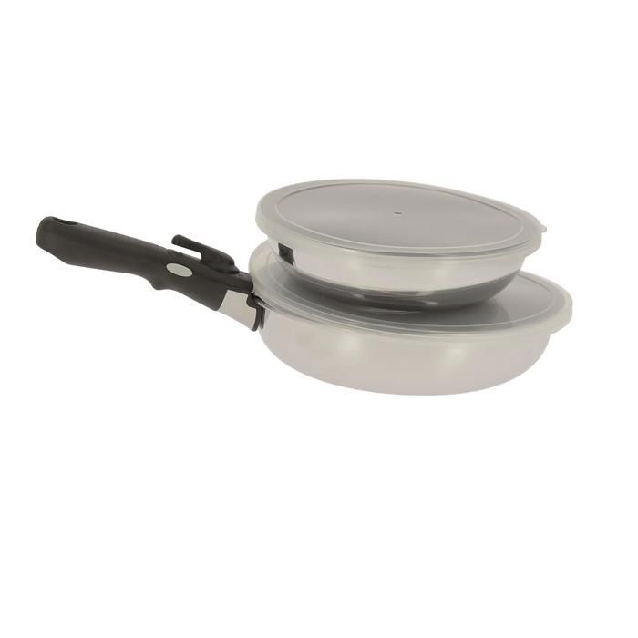 Incasa Pôeles et casseroles Lot de 2 poêles