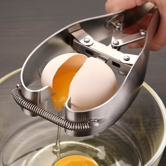 Ciseaux en acier inoxydable Ouvreur d'Oeufs de Coquilles d'oeufs Ustensile de Cuisine créative Ciseaux en acier inoxydable Ouvreur d'Oeufs de Coquilles d'oeufs Ustensile de Cuisine créative