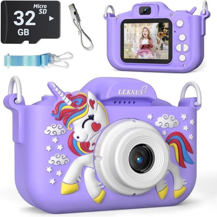 Petit Appareil Photo Numérique 8 MP – Mini Caméra Jouet Pour Enfant 5-7 Ans