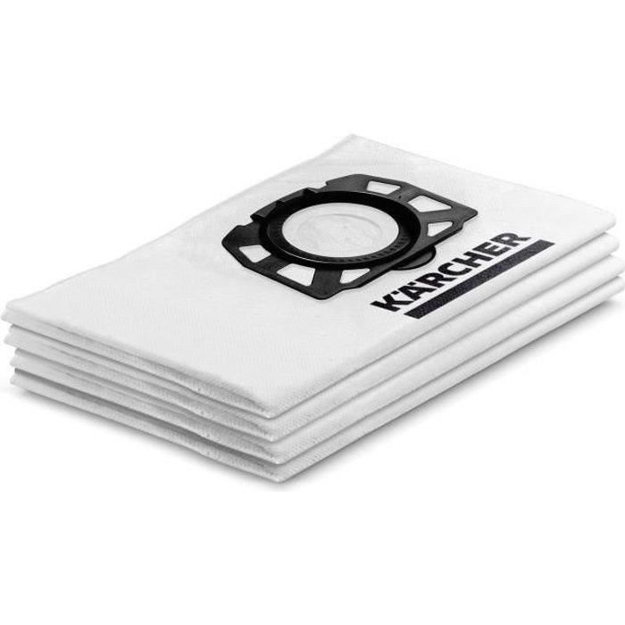 KARCHER Sachet filtre ouate KARCHER KWD1 / KWD2 / KWD3 / WD2 Plus / WD3 paquet de 4