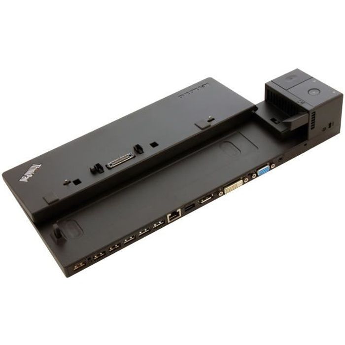 Lenovo ThinkPad Pro Dock Réplicateur de port 90 Watt pour ThinkPad L540 L560 L570 P50s T540 (2 cores) T550 T560 T570 …