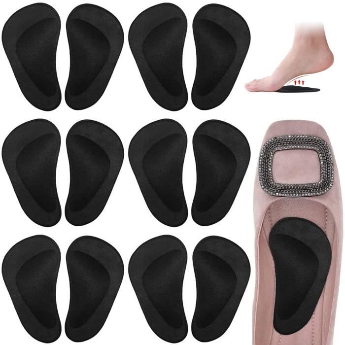 6 Paires Semelles Orthopédiques Gel Silicone - Soutien Voûte Plantaire, Pour Fasciite, Pieds Plats, Douleurs Talon