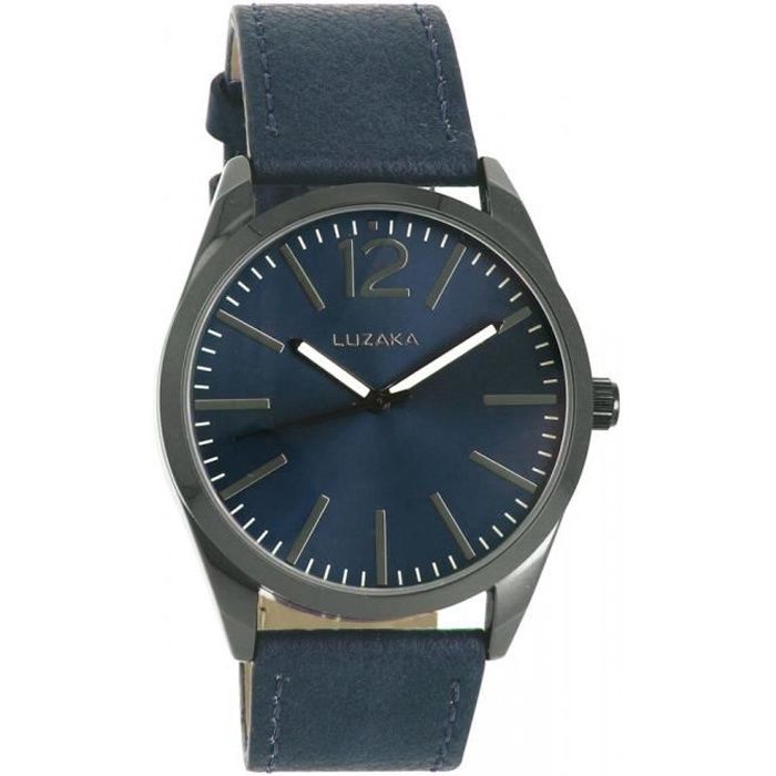 luzaka - montre moka bleu - homme (49553)