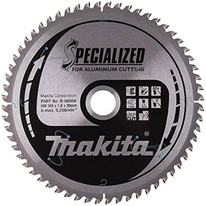 Scie cloche MAKITA CMSA16560EL Diamètre 165 mm Alésage 20 mm Kerf 1 8 mm