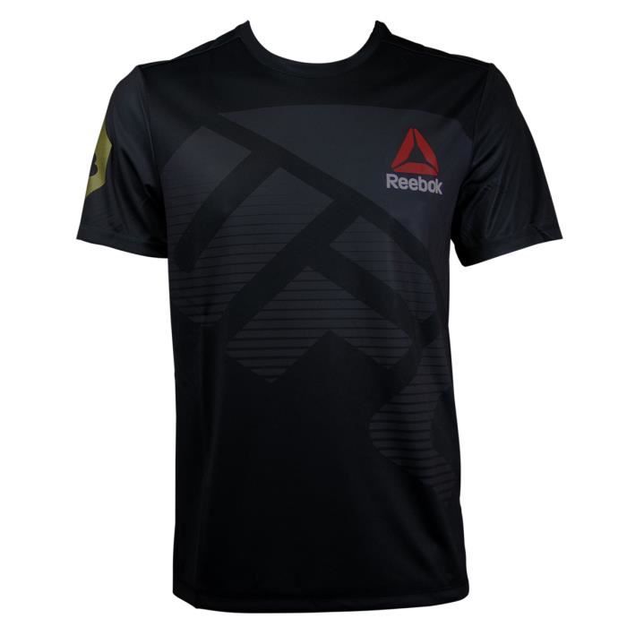 t shirt ufc reebok femme verte