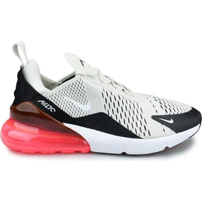 Basket Nike AIR MAX 270 - Homme - Blanc - Lacets - Textile