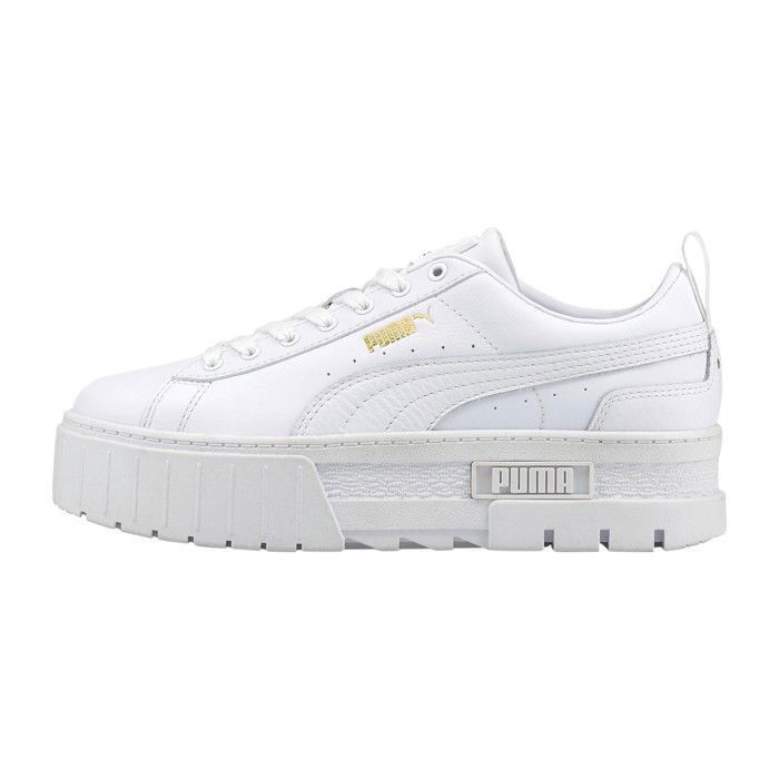 Puma Baskets en cuir blanc pour femme