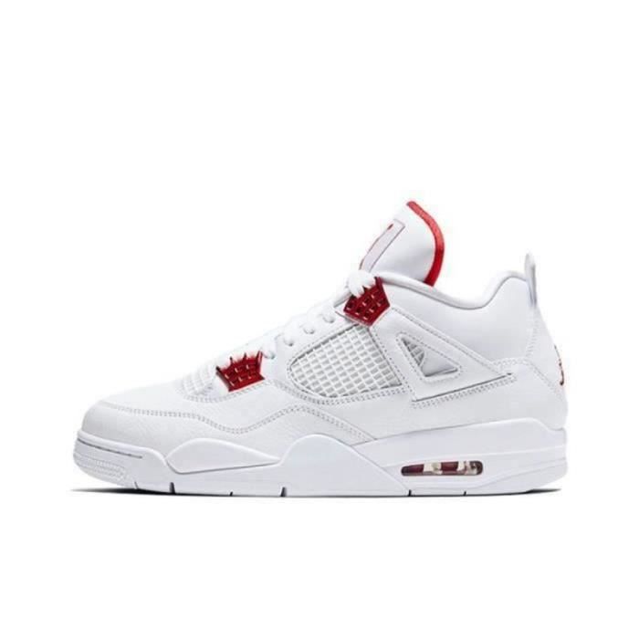 Basket NIKE Air Jordan 4 Mid Light Smoke Grey Chaussure de Sport AJ 1 Homme  Femme parka Blanc - Cdiscount Prêt-à-Porter