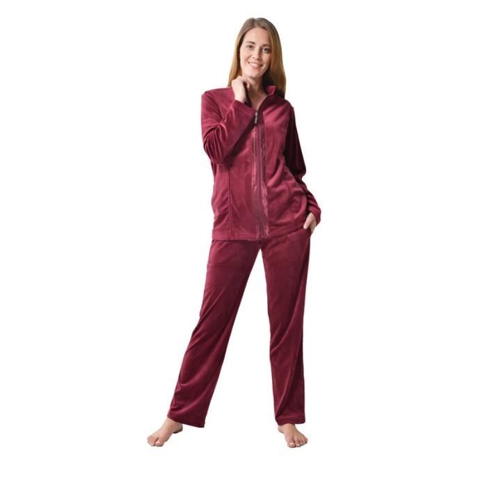 FAIWAD Ensemble De Survêtements En Velours Pour Femmes 2 Pcs Sweat à Capuche Et Pantalon De Jogging