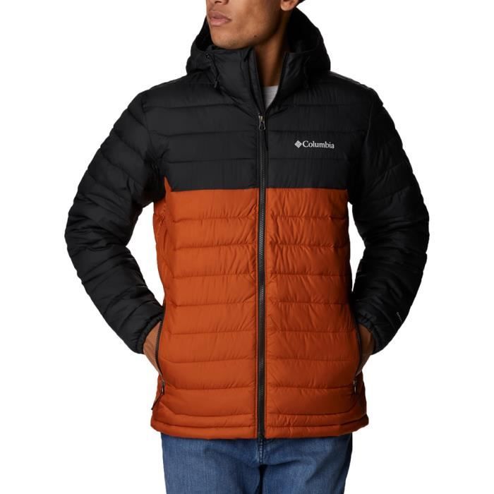 Powder Lite Doudoune Homme COLUMBIA - Taille L - Couleur ORANGE