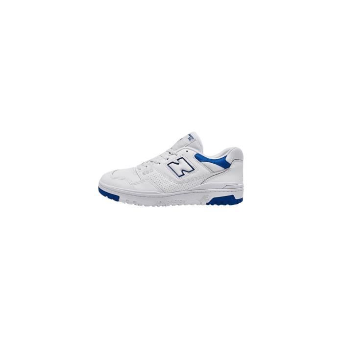 New Balance Basket New Balance BB550 - Cuir - Blanc/Bleu - Lacets