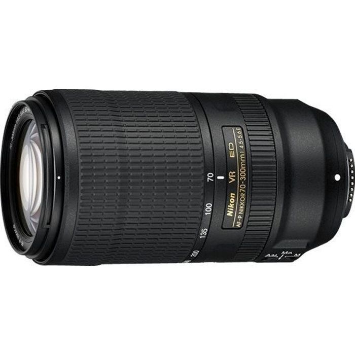 Nikon AF-P Nikkor - Téléobjectif zoom - 70 mm - 300 mm - f/4.5-5.6 E ED VR - Nikon F
