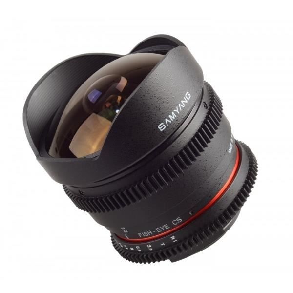 Samyang 8 Mm T3.1 Fish-Eye II Pour Appareil Fujifilm - Objectif Fisheye Vidéo/photo, Noir (neuf)
