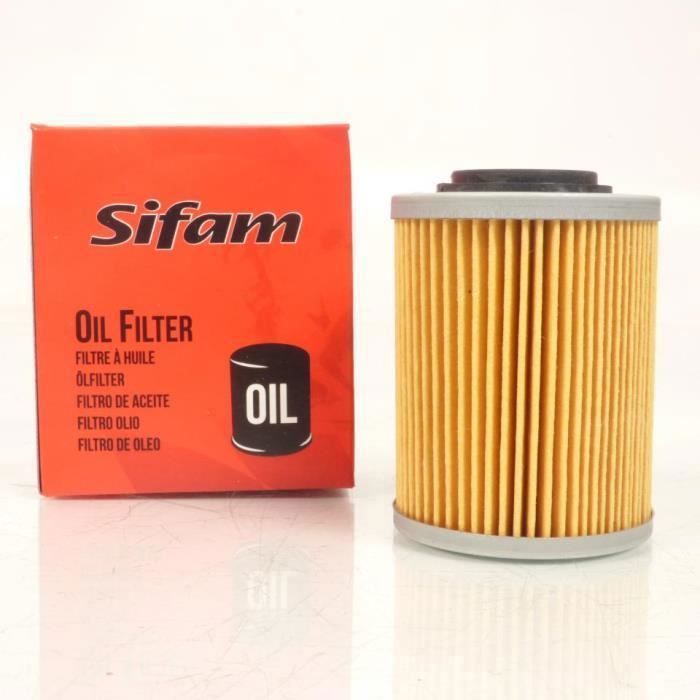 Filtre à huile Sifam pour Scooter Peugeot 125 Elystar 2002 à 2014 Neuf Filtre à huile Sifam pour Scooter Peugeot 125 Elystar 2002 à 2014 Neuf