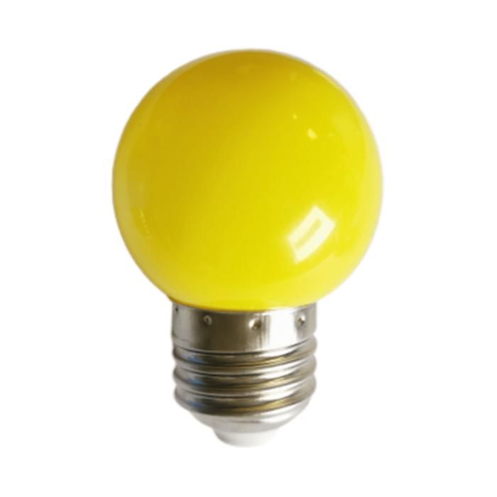 Ampoule E27 LED 1W G45 JAUNE Cdiscount Maison