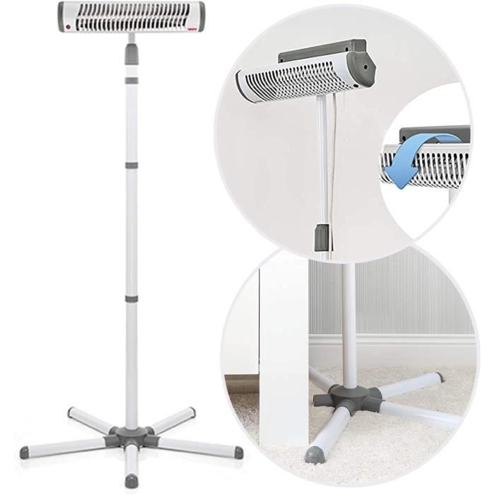 Reer Chauffage Avec Support Réglable - Appareil De Chauffage D'appoint, Prise EU 2 Pins