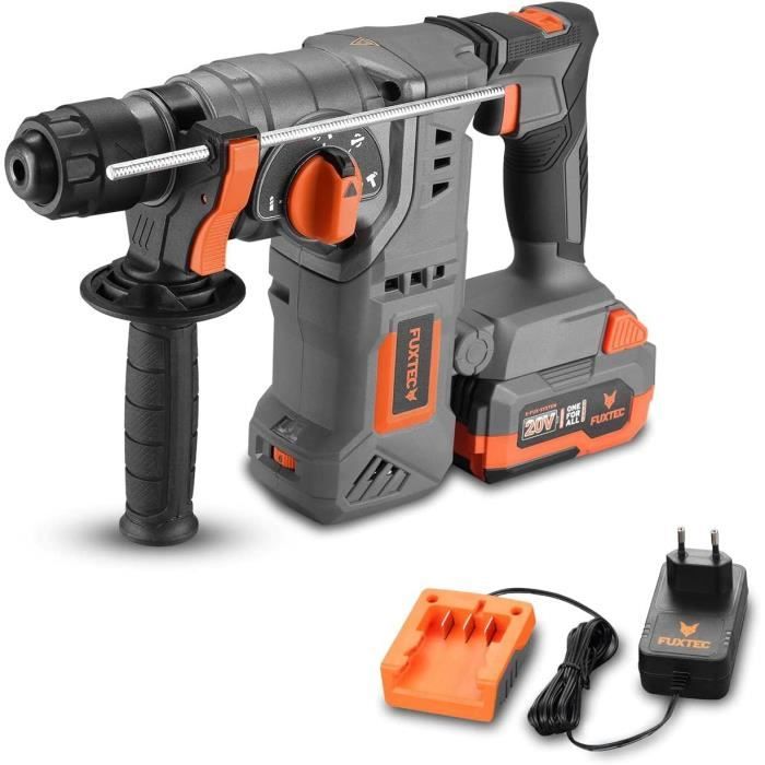 Marteau perforateur sans fil - FUXTEC FX-E1RH20 - 20V SDS+ burineur