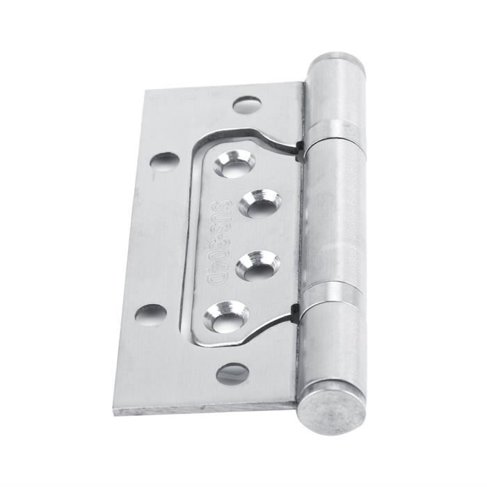 Charnière de porte Porte à roulement à billes de 3 pouces, charnière en acier inoxydable de porte ignifuge, adaptée aux accessoires de charnière de piano à porte pleine (1 paire