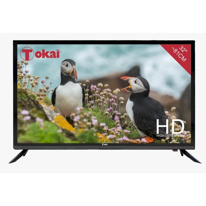 TOKAÏ Télévision HD 32 POUCES ~ 81 CM