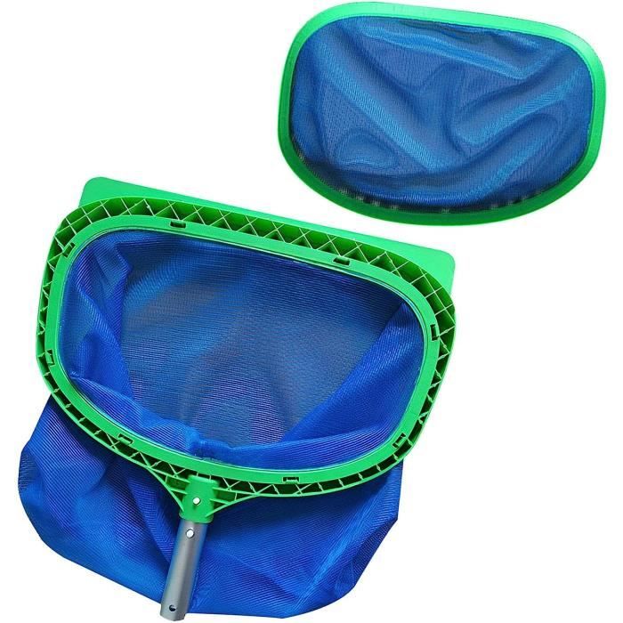 Vert 15 x 12 cm avec Manche de Bouche épuisette en Maille filetée