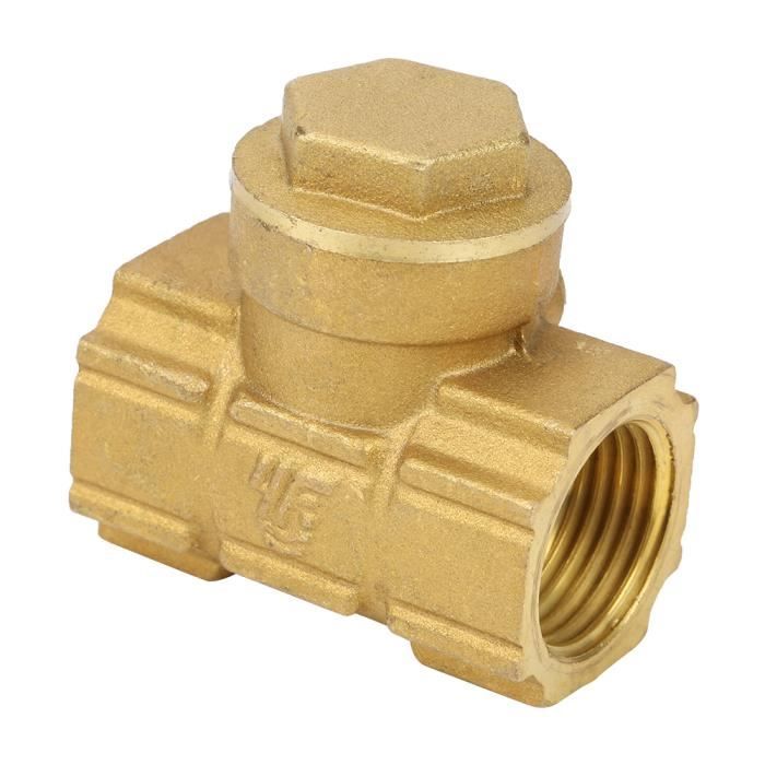 Clapet Anti-retour En Laiton 1-1/2 BSP Femelle - Pour Eau, Huile, Gaz, Air - Pression Max 1.5 MPa