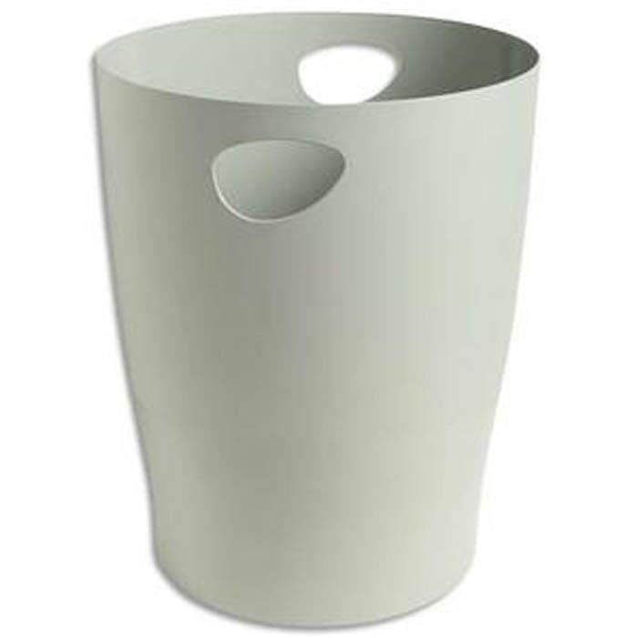 Poubelle Déco Imitation Bois - 22x22x27 Cm, Design Élégant Pour Bureau, Chambre, Salon | Plastique Durable Et Léger