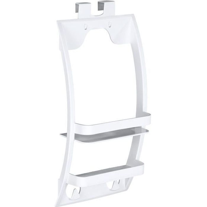 WENKO Etagère de douche à suspendre Panier de douche à suspendre plastique 26x54 5x11 5 cm blanc