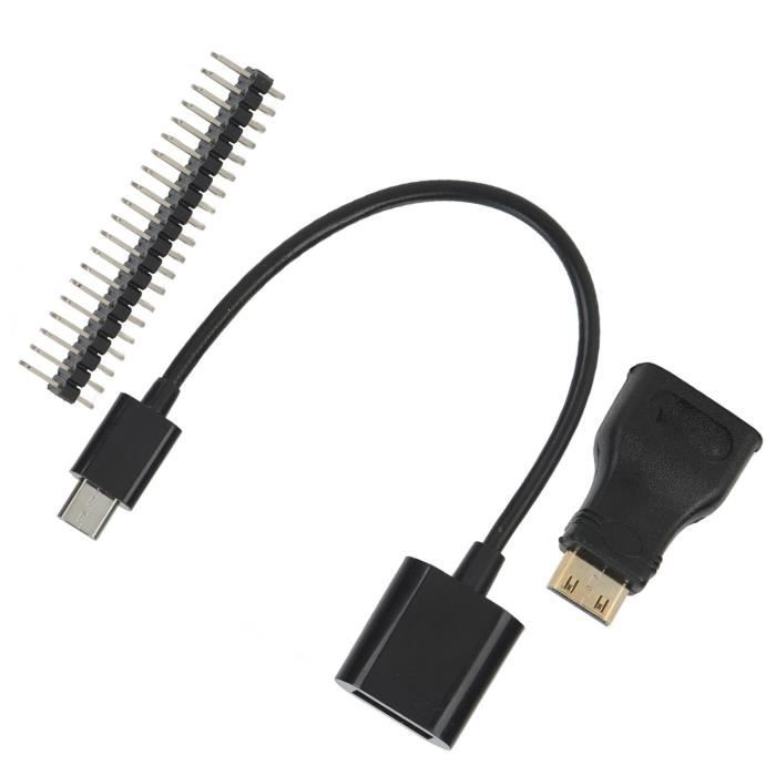 YOSOO Pour Raspberry Pi Zero Pin Kit Adaptateur Mini HD vers HD ...