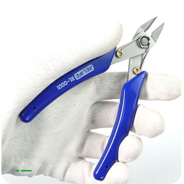 Pince Électronique Précise BY8109 - Coupe-Fil En Acier Pour Fils 0.8-1.6mm Idéale Pour Électronique