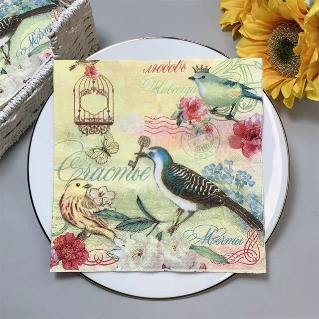 Lot De 20 Serviettes De Table Motif Vin Et Fromage - 33x33 Cm, Triple Épaisseur, Pour Décoration Et Pliage