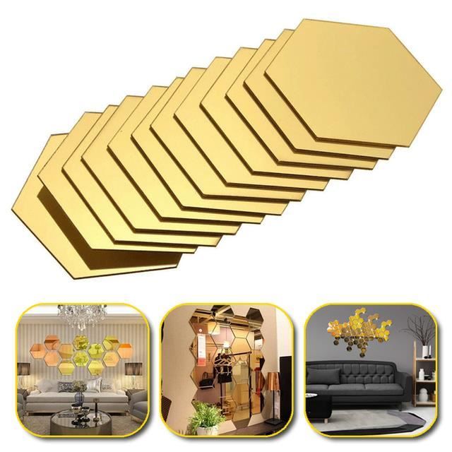 36 Stickers Miroir Ronds Adhésifs - Déco Murale 3D Moderne Pour Salon, Chambre