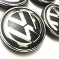 4x 56mm VW Logo Jante Cache Moyeu Centre De Roue Piqûres Emblème Pour Volkswagen#6C0 601 171-1