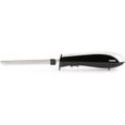 Couteau électrique - DOMO - Lames dentelées en acier inoxydable - 590 gr - 150W - Noir / Blanc-1