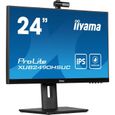 Ecran PC - IIYAMA - XUB2490HSUC-B5 - 24" IPS LED FHD - 4ms - 60Hz - HDMI DP VGA - Webcam FHD et microphone-1