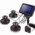 Kit éclairage bassin solaire Splash 6000 - ESOTEC - Trio de lampes aquatiques - Blanc - 50mm - 18 LEDs-1