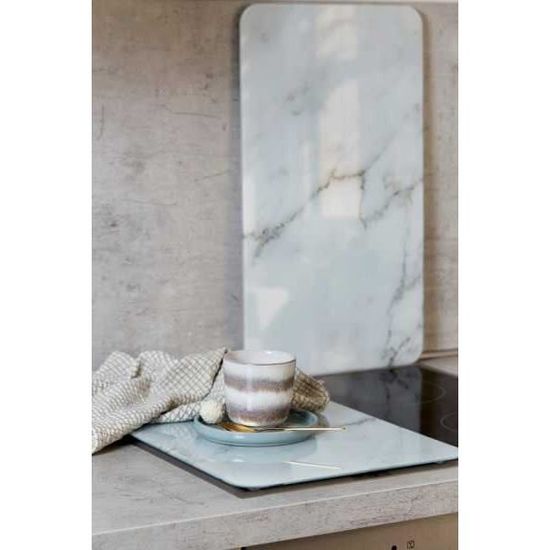 WENKO Protection plaque de cuisson, couvre plaque de cuisson en verre  Epices, Lot de 2, verre trempé, 30x52 cm, multicolore - Cdiscount Maison