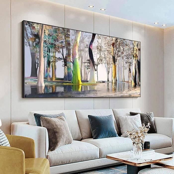 Tableau Sur Toile Abstrait Architecture - Dimensions 60x80 Cm, Sans Cadre - Déco Murale Moderne Pour Bureau Ou Salon