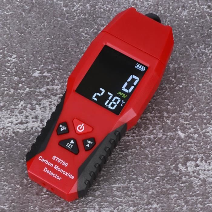 Capteur CO et détecteur de fumée de détecteur de gaz d'alarme de fumée  combinée de monoxyde de carbone - Vvikizy - Cdiscount Bricolage