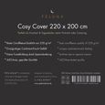 Couverture douillette - Feluna® Couvre-lit en polaire polaire Cachemire Touch : Violet-2