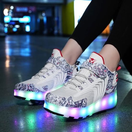 Baskets Lumineuses Pour Enfants - Chaussures Qui Clignotent En Marchant - Idéal Cadeau Filles Garçons - 5